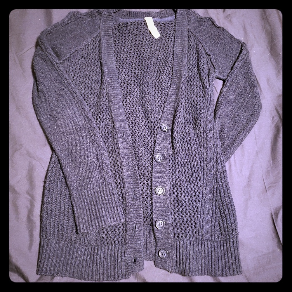 Aeropostale Navy boyfriend cardigan